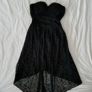 Speechless Black lace Strapless Party Dress